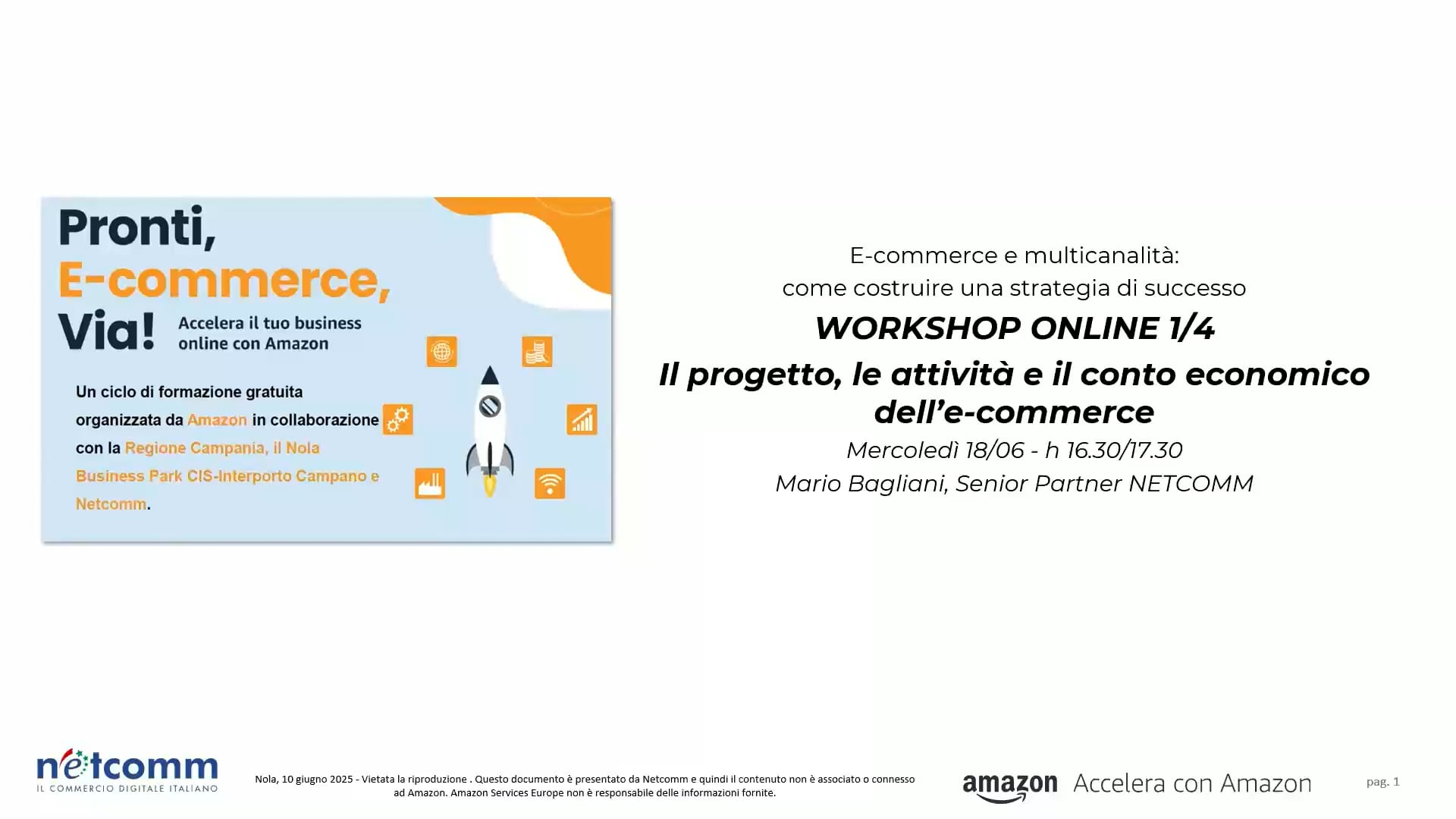 Scopri di più sull'articolo Il progetto, le attività e il conto economico dell’e-commerce – Mario Bagliani