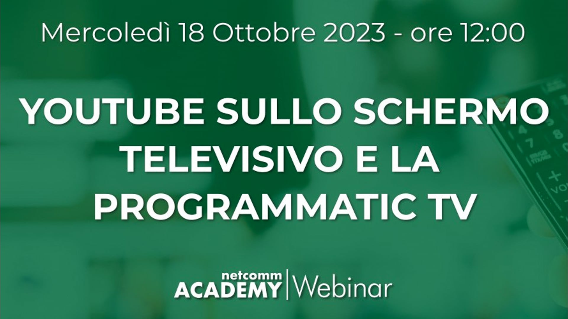 Scopri di più sull'articolo YouTube sullo schermo televisivo e la Programmatic TV