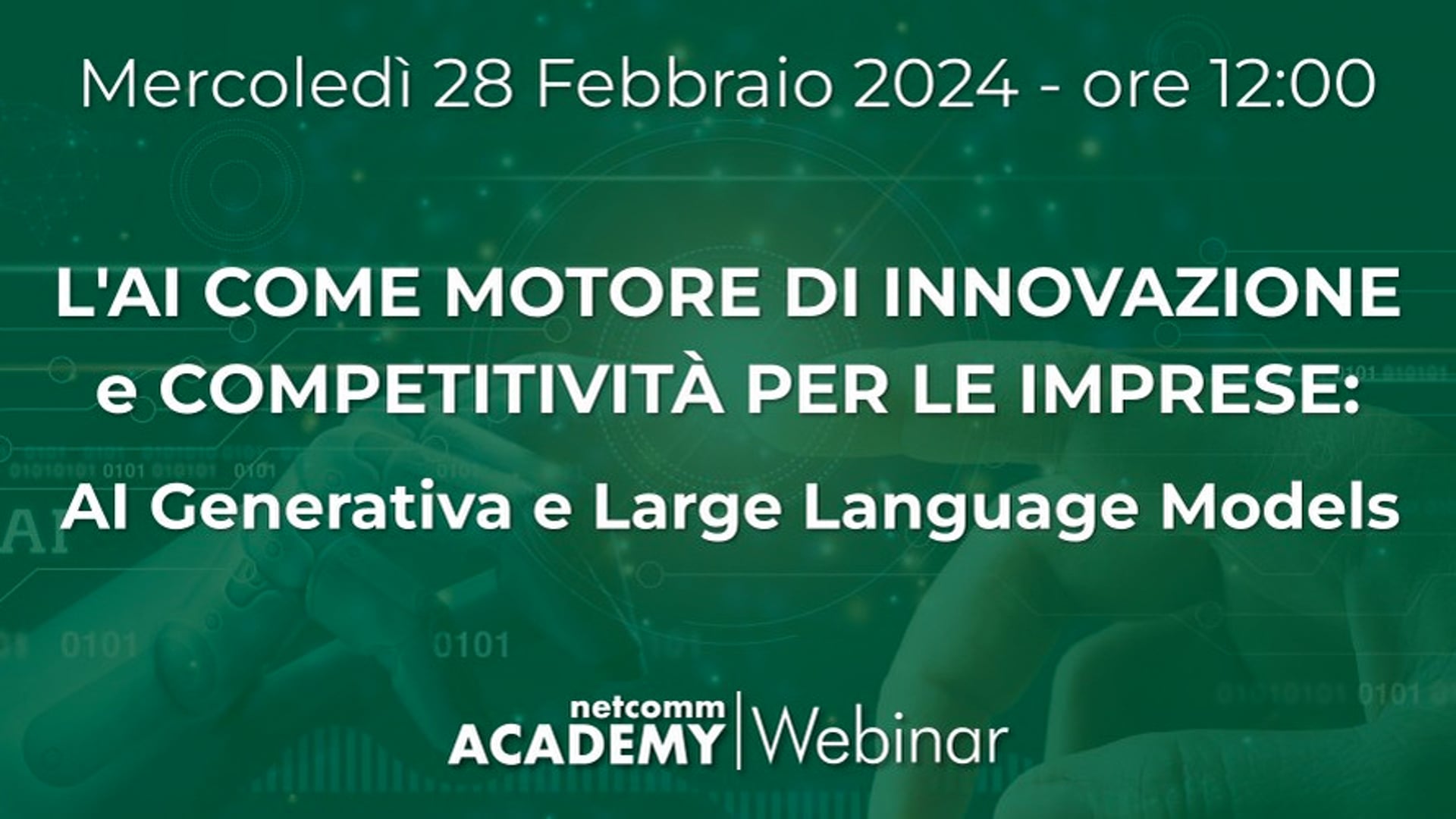 Scopri di più sull'articolo L’AI come Motore di Innovazione e Competitività per le Imprese: AI Generativa e Large Language Models (LLM)