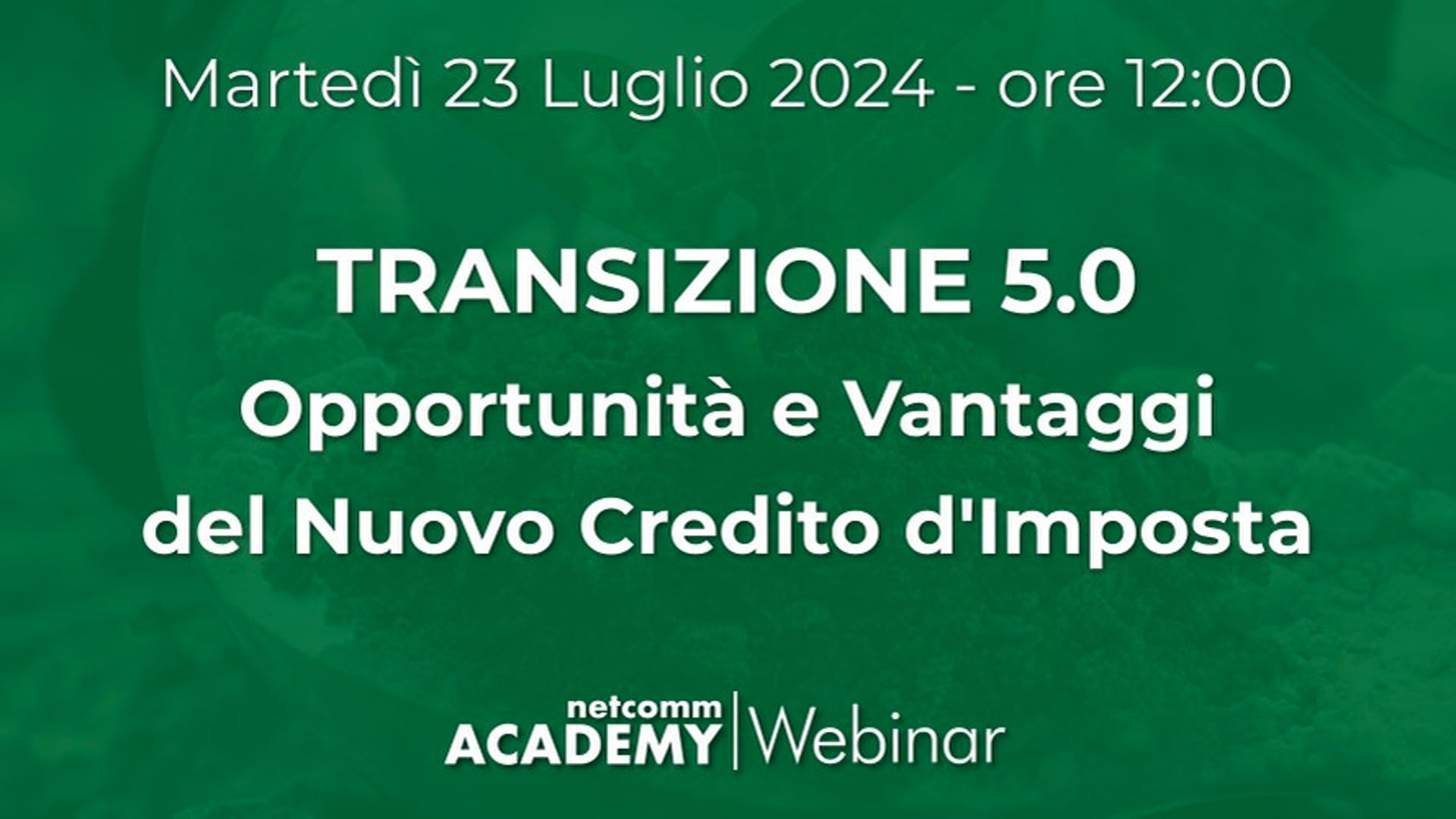 Scopri di più sull'articolo Transizione 5.0: Opportunità e Vantaggi del nuovo Credito d’Imposta